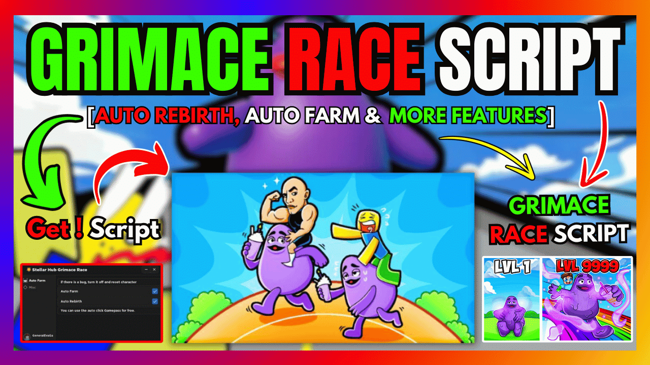 GRIMACE RACE SCRIPT