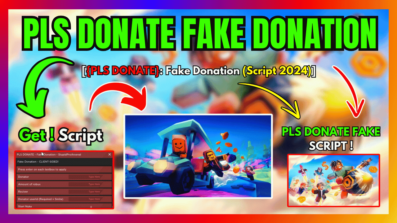 PLS DONATE FAKE DONATION SCRIPT MOBILE