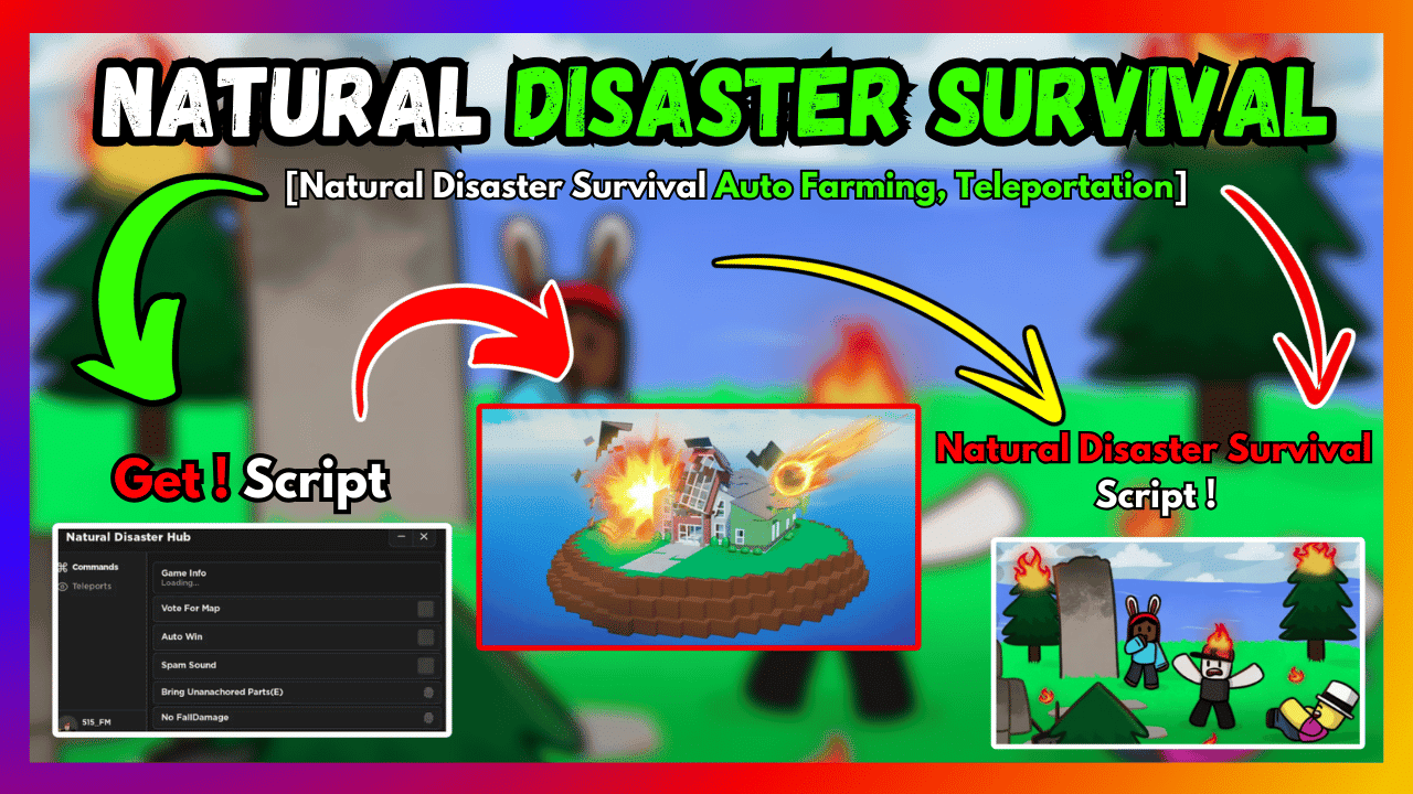 natural disaster survival script